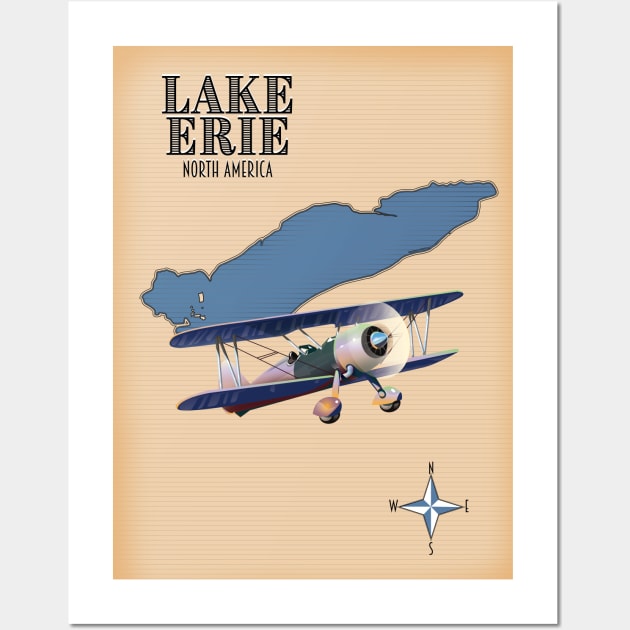 Lake Erie North America Wall Art by nickemporium1